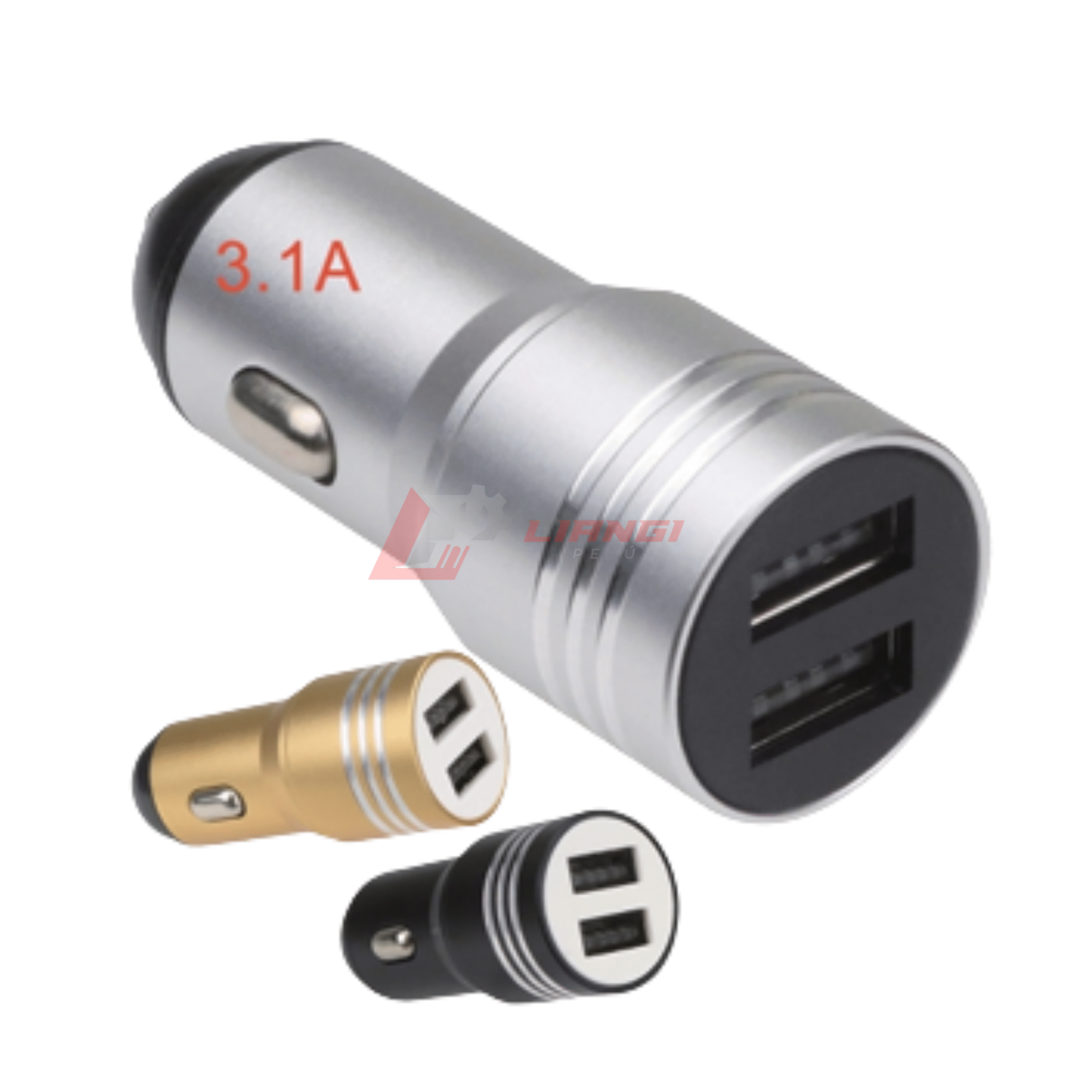 Cargador USB para vehículos y buses, práctico y seguro para mantener dispositivos con batería en todo momento