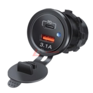 Cargador USB Tipo C 24V para buses