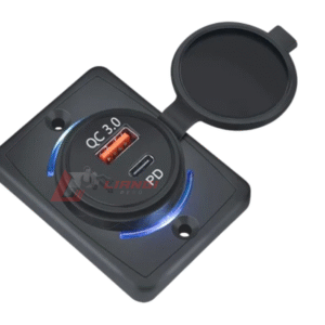 Cargador USB Tipo C 24V para buses